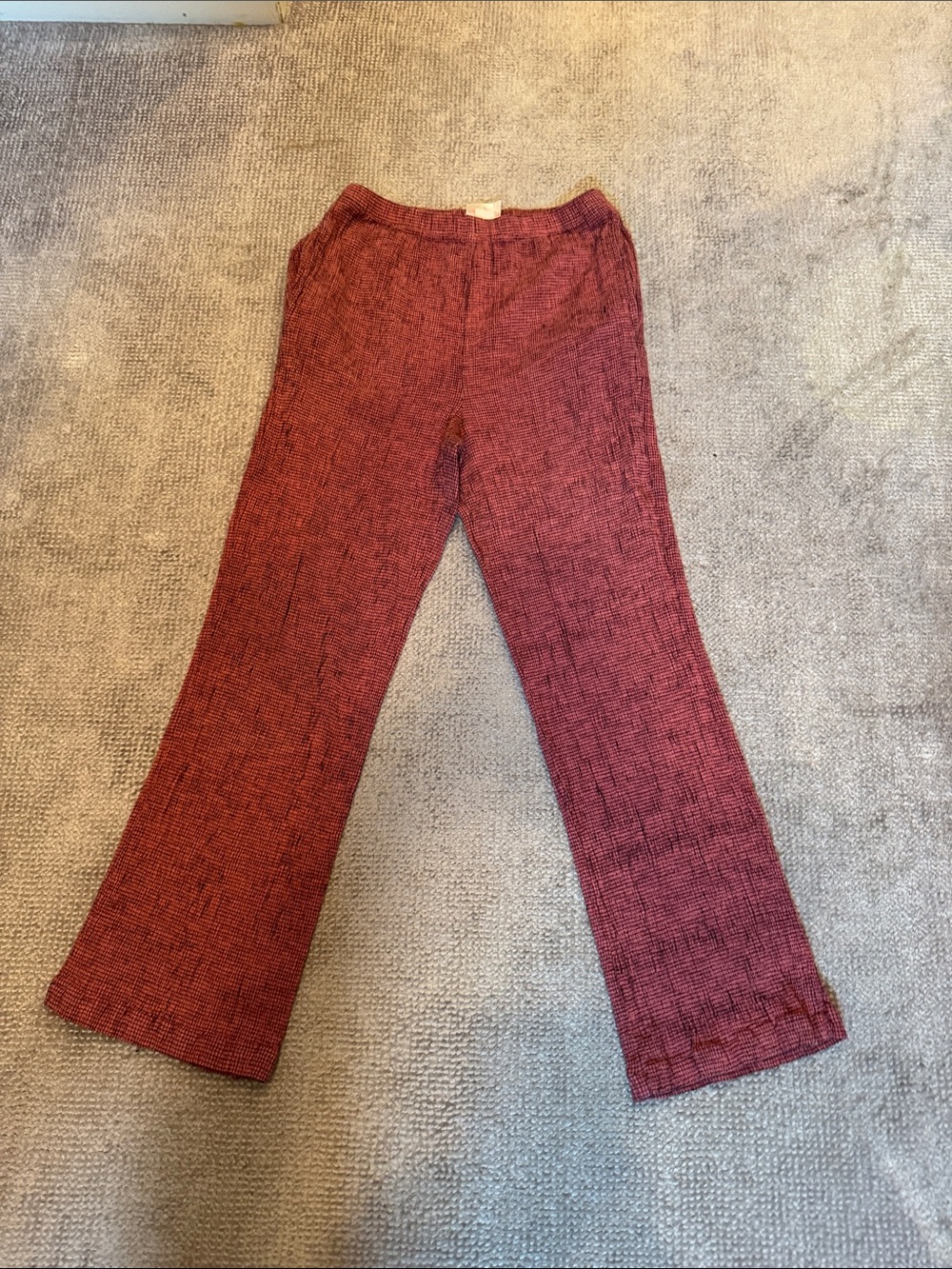 Women’s Pink Knit Boot Cut Trousers